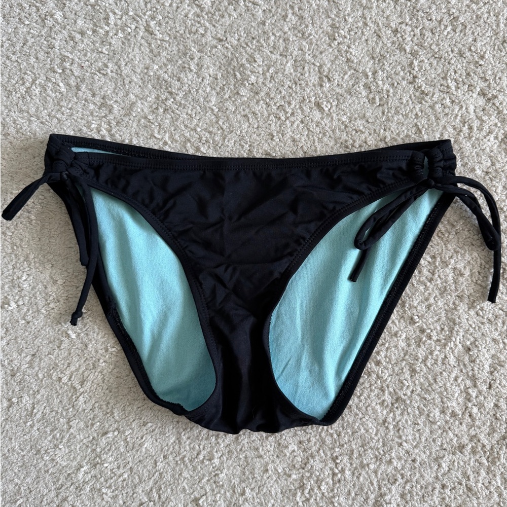 Athleta Black Small Side Tie Bikini Bottom